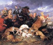 Sir Edwin Landseer The Hunting of Chevy Chase oil painting reproduction